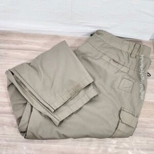 Galls Tactical Pants MENS 44"X32" Beige Utlity Cargo Pockets Ripstop Flex‎ Waist